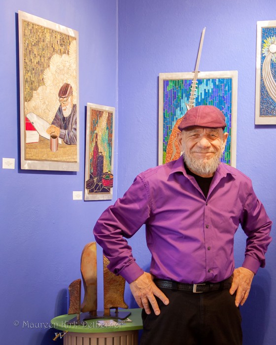 Aureleo Rosano mosaic art show Toscana Studio and Gallery Tucson AZ