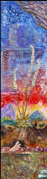 Absolutely Agave, Encaustic mixed media by Joe-Bourne