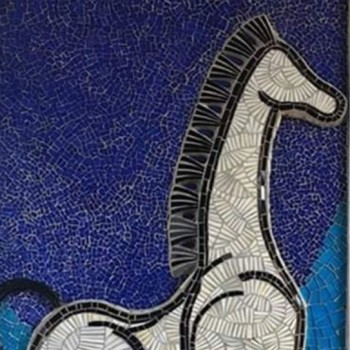 The Empress, glass 42 x 20