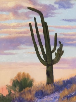 They Went That-A-Way, 12 x 6, oil on linen by Linda Ahearn