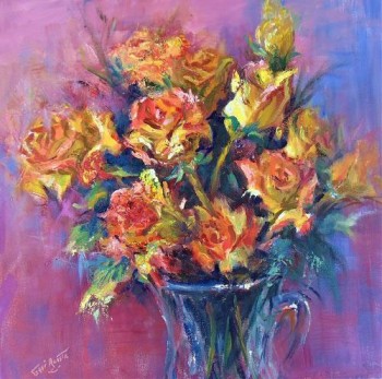 Bouquet, 16 x 16, by Geri Acosta﻿